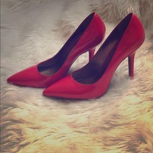 BCBGeneration Watermelon Pink Daisy Stilettos